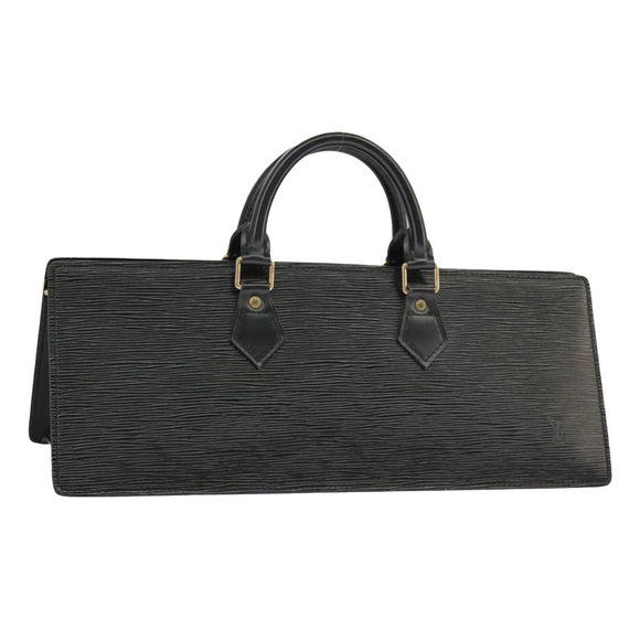 LOUIS VUITTON Epi Sac Triangle Hand Bag Black M52092 LV Auth 91033 - Picture 1 of 16